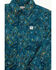 Image #2 - Cinch Toddler Boys' Paisley Print Long Sleeve Button-Down Western Shirt, Blue, hi-res