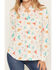Image #3 - Olive Hill Women's Western Conversational Print Long Sleeve Pearl Button-Down Western Shirt, White, hi-res
