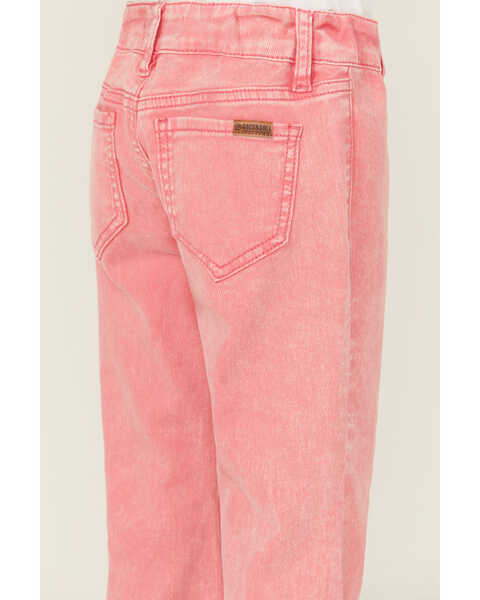 Image #4 - Rock & Roll Denim Girls' Flare Stretch Denim Jeans , Pink, hi-res