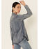 Image #4 - STS Ranchwear Women's Claira Denim Long Sleeve Pearl Snap Western Shirt  , Blue, hi-res