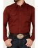 Cody James Men's Solid Treadstone Long Sleeve Snap Western Shirt , Dark Red, hi-res