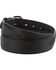 Justin Men's Leather Overlay Belt, Black, hi-res