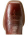 Image #4 - Ariat Men's Ricochet Western Performance Boots - Broad Square Toe, Brown, hi-res