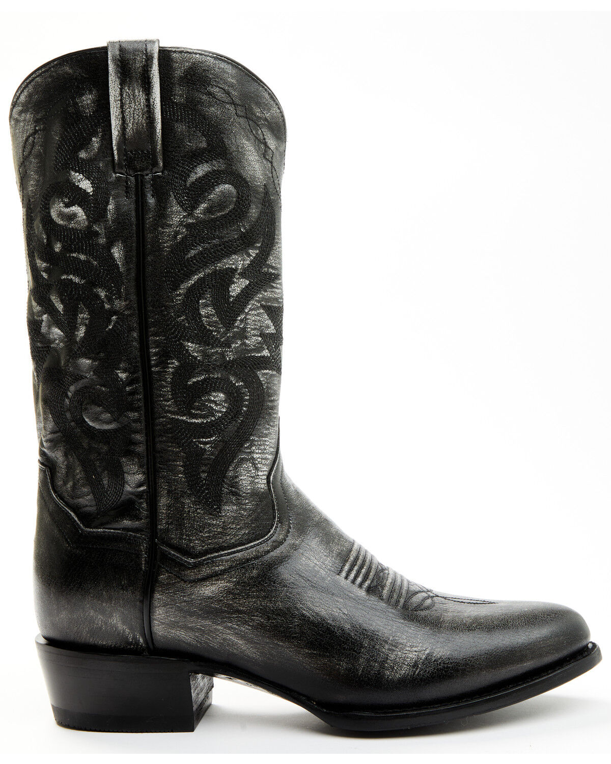Image #2 - Dan Post Men's Mignon Western Boots - Round Toe, Grey, hi-res
