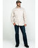 Hawx Men's Khaki Stretch Twill Long Sleeve Work Shirt , Beige/khaki, hi-res