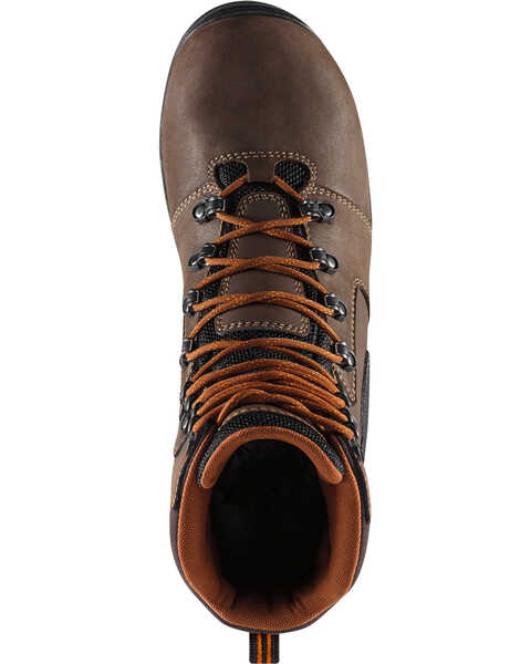 Danner Men's Vicious 8" Work Boots - Soft Toe, Brown, hi-res