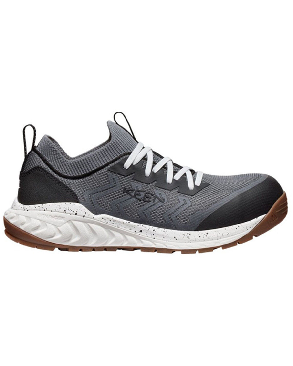 Image #2 - Keen Men's Arvada Shift Work Shoes - Carbon Fiber Toe, Grey, hi-res