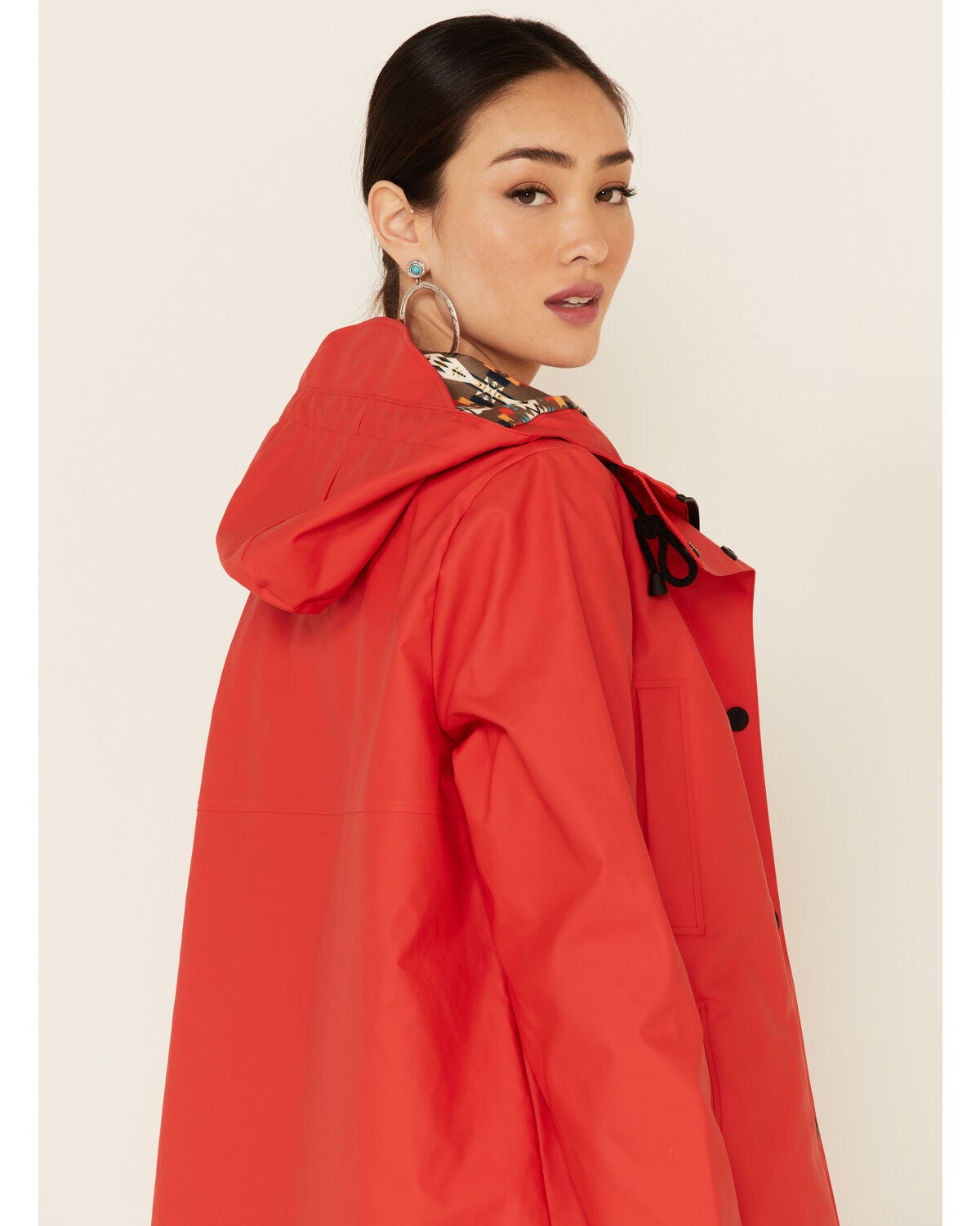 pendleton hooded raincoat