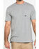 Image #4 - Ariat Men's Rebar Cotton Strong American Grit Short Sleeve Work T-Shirt , Heather Grey, hi-res