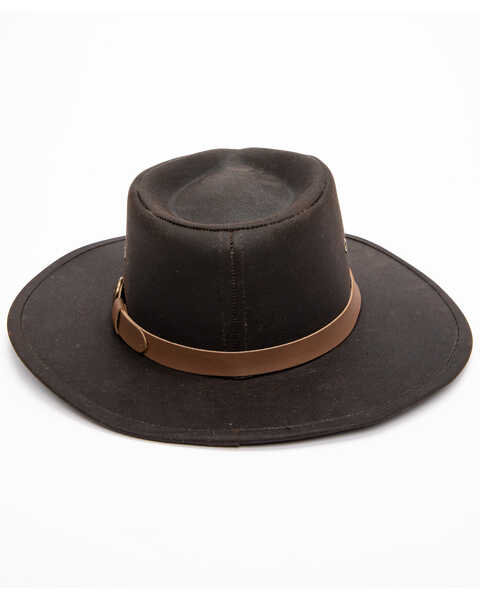 Image #6 - Outback Trading Co Men's Kodiak Oilskin Sun Hat, Brown, hi-res