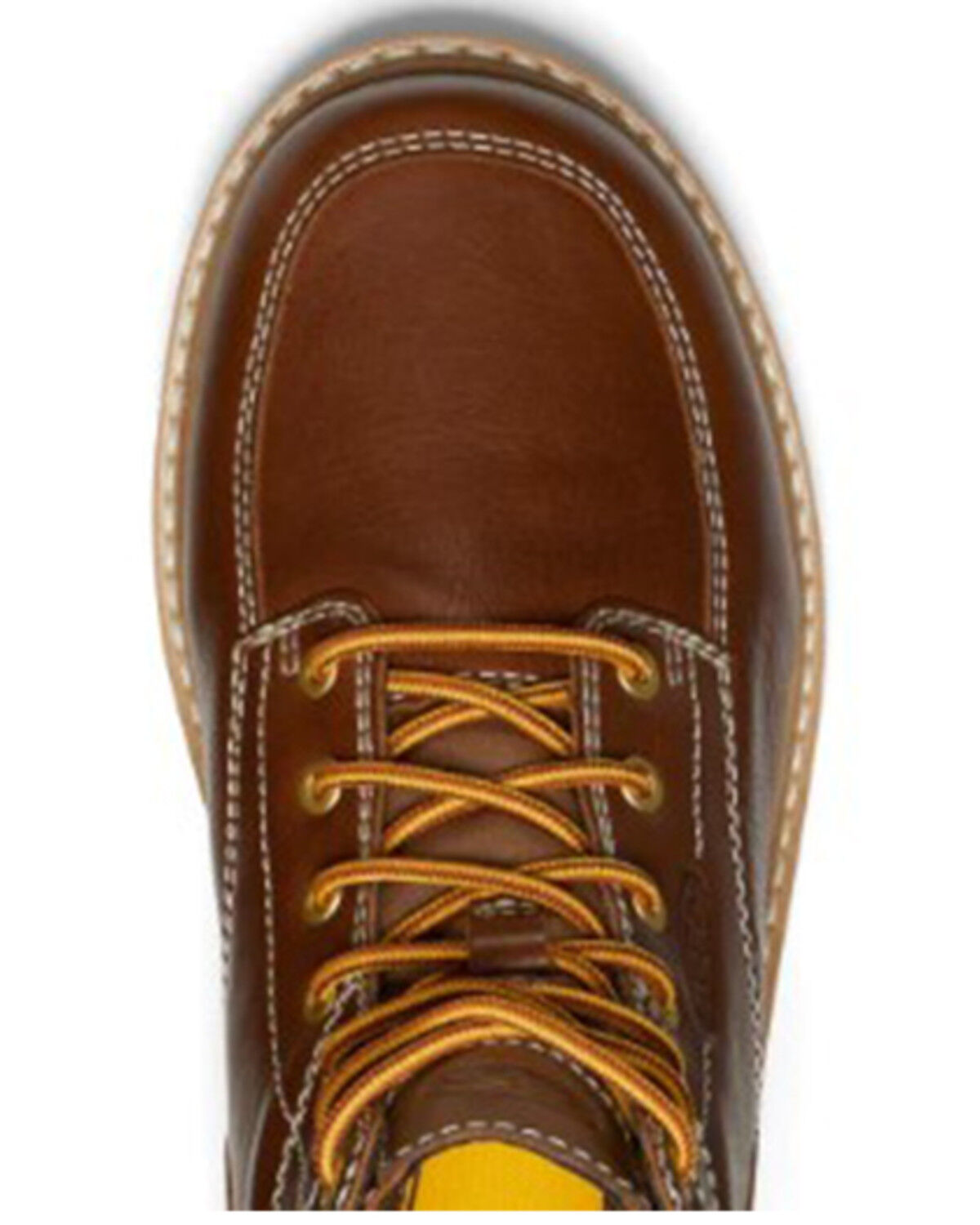 Image #4 - Keen Men's San Jose 6" Waterproof Work Boots - Moc Toe, Brown, hi-res