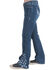 Cowgirl Tuff Girls' Medium Wash Stardust Embroidered Bootcut Jeans, Blue, hi-res