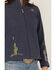 Image #3 - Ariat Women's Team Heritage Softshell Jacket, Blue, hi-res