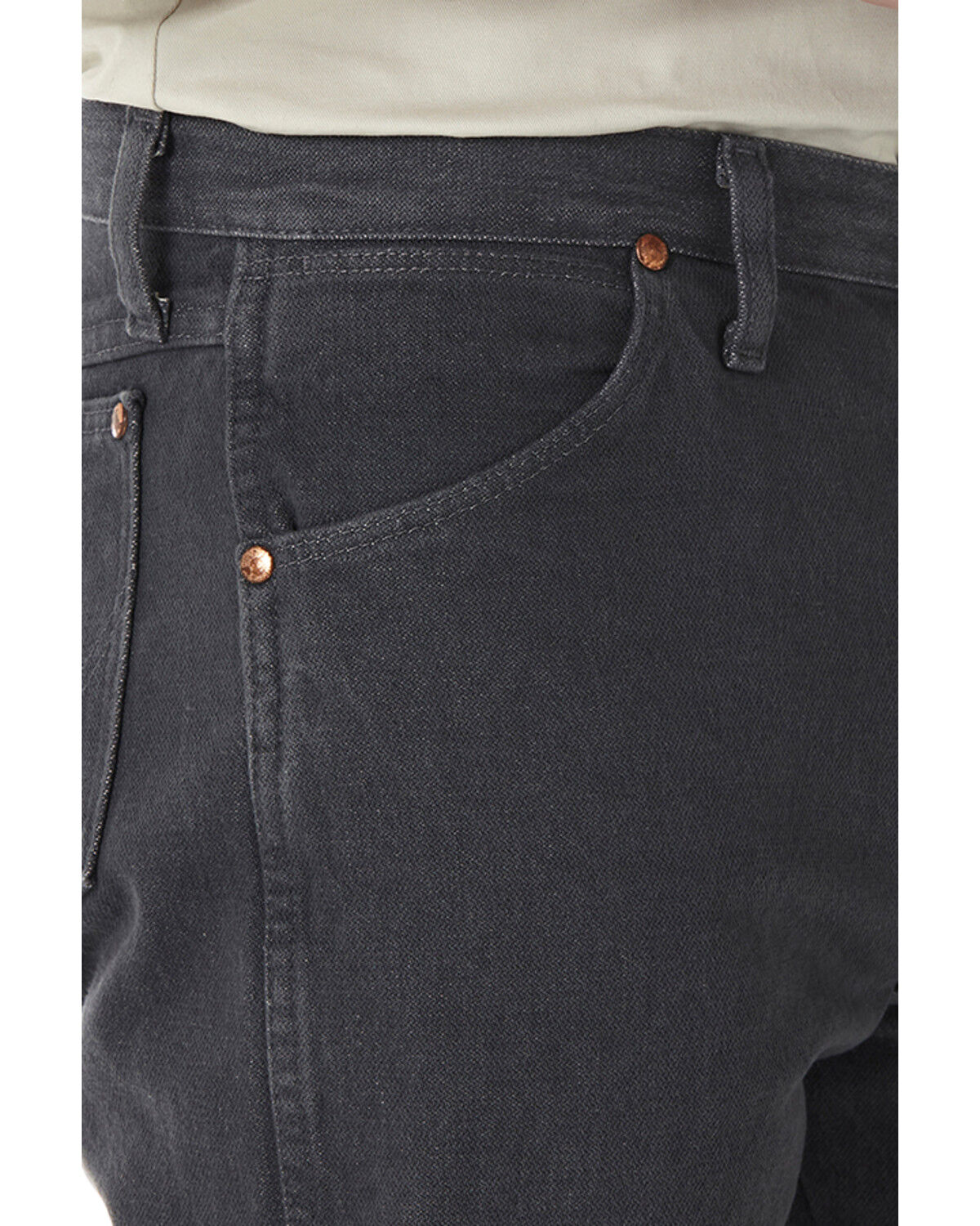 Image #2 - Wrangler Men's 13MWZ Cowboy Cut Original Fit Denim Jeans - Tall, Blue, hi-res