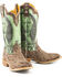 Tin Haul Men's Duece Take The Money And Run Cowboy Boots - Square Toe, Brown, hi-res