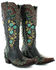 Old Gringo Women's Round Up Rosie Western Boots - Snip Toe, Brown/blue, hi-res