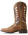 Image #2 - Ariat Women's Longview Performance Western Boots - Broad Square Toe, Brown, hi-res