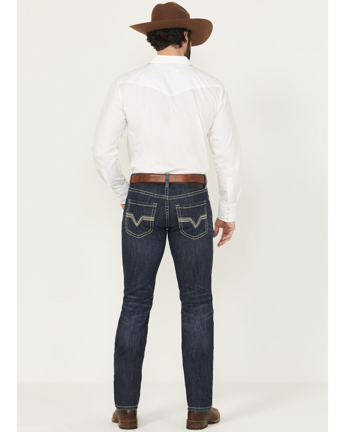 Image #3 - Rock & Roll Denim Men's Dark Wash Skinny Reflex Denim Jeans, Dark Wash, hi-res