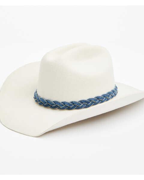 Shyanne Women's Mirabel Wool Cowboy Hat , White, hi-res