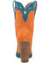 Image #5 - Dingo Women's Spicy Underlay Suede Leather Western Booties - Pointed Toe , Orange, hi-res