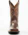 Image #4 - RANK 45® Men's Xero Gravity Unit Outsole Western Performance Boots - Broad Square Toe, Brown, hi-res