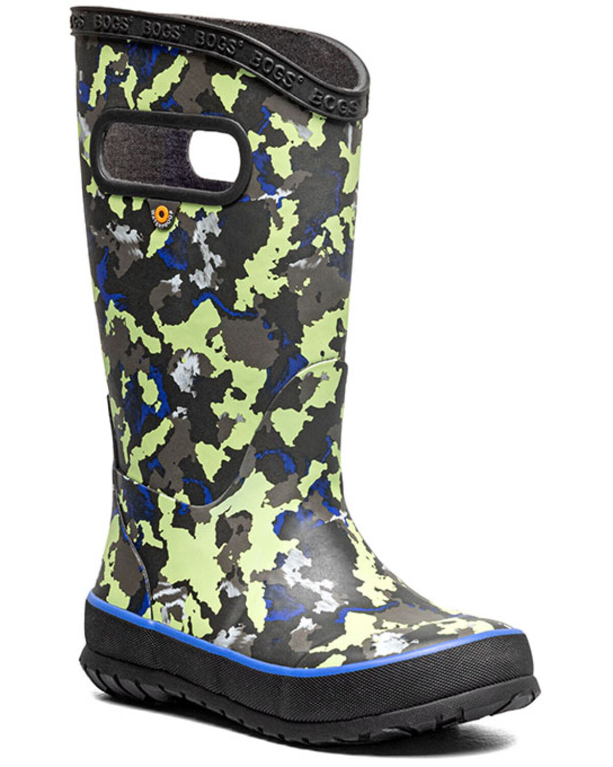 Image #1 - Bogs Boys' Camo Texture Rainboots, Multi, hi-res