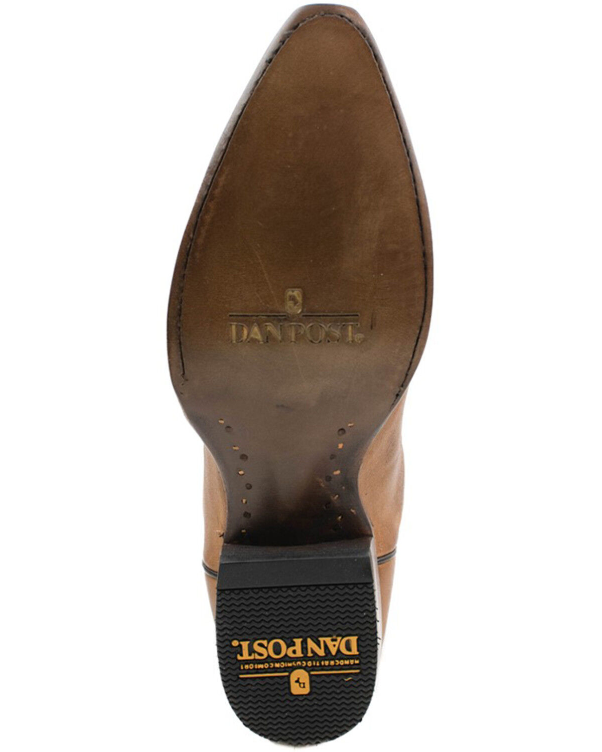 Image #7 - Dan Post Men's 13" Calico Western Boots - Snip Toe, Brown, hi-res