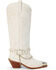 Image #2 - Matisse Women's Brazen Distressed Tall Western Boots - Snip Toe, White, hi-res