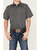 Image #3 - Panhandle Boys' Geo Print Short Sleeve Western Snap Shirt, Silver, hi-res