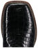 Image #6 - El Dorado Men's Nile Exotic Crocodile Western Boots - Broad Square Toe, Black, hi-res
