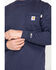 Image #6 - Carhartt Men's FR Long Sleeve Pocket Work Shirt, Navy, hi-res