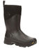 Image #1 - Muck Boots Men's Arctic Ice Mid + Vibram Arctic Grip Work Boots - Round Toe, Black, hi-res