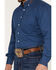 Image #3 - Resistol Men's Arrow Solid Logo Button Down Western Shirt  , Blue, hi-res
