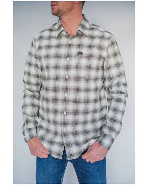 Image #1 - Kimes Ranch Men's Loden Nogalas Plaid Long Sleeve Button Down Western Shirt , Green, hi-res