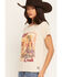 Image #2 - Rodeo Quincy X Boot Barn Women's Cowboy Crush Short Sleeve Graphic Tee, Cream, hi-res