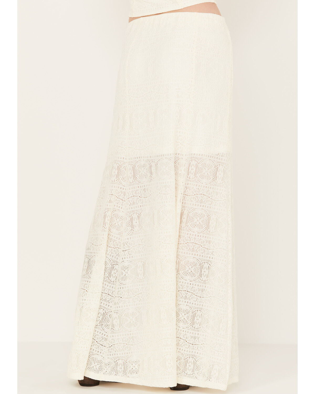 Image #4 - Idyllwind Women's Western Lady Maxi Skirt, Ivory, hi-res