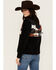 Image #4 - Hooey Women's Landscape Print Tech Fleece Jacket , Black, hi-res