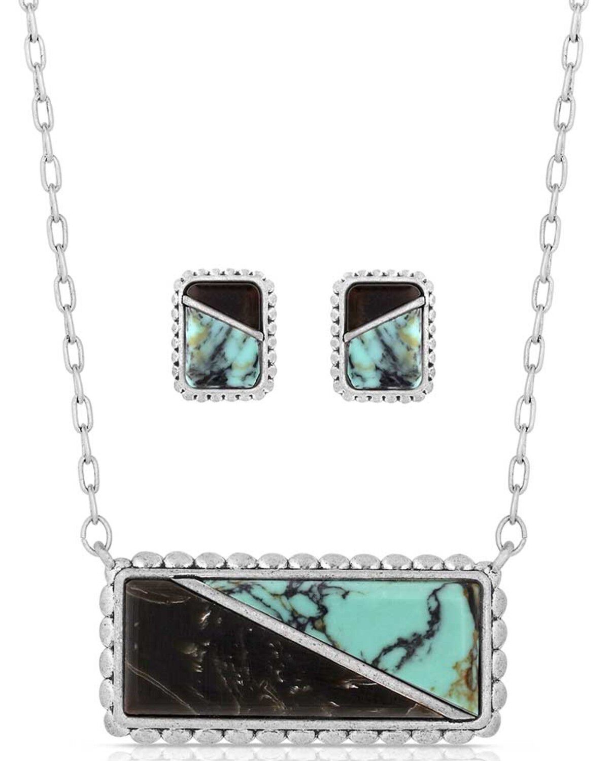 Image #1 - Montana Silversmiths Women's Double Essence Jewelry Set - 2 Piece, Multi, hi-res