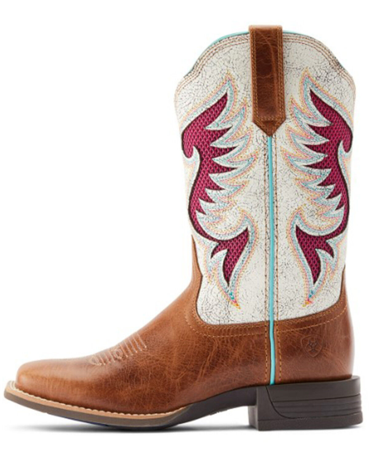 Image #2 - Ariat Women's Pinto VentTEK™ 360° Western Boots - Broad Square Toe, Brown, hi-res