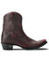 Image #2 - Lane Women's Emma Jane Western Booties - Snip Toe, Black Cherry, hi-res