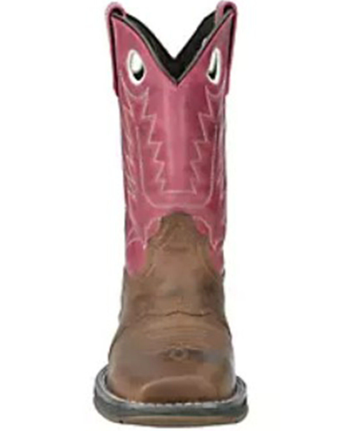 Image #4 - Smoky Mountain Women's Prairie Western Boots - Broad Square Toe, Pink, hi-res