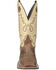 Image #4 - Smoky Mountain Men's Nash Performance Western Boots - Broad Square Toe , Brown, hi-res