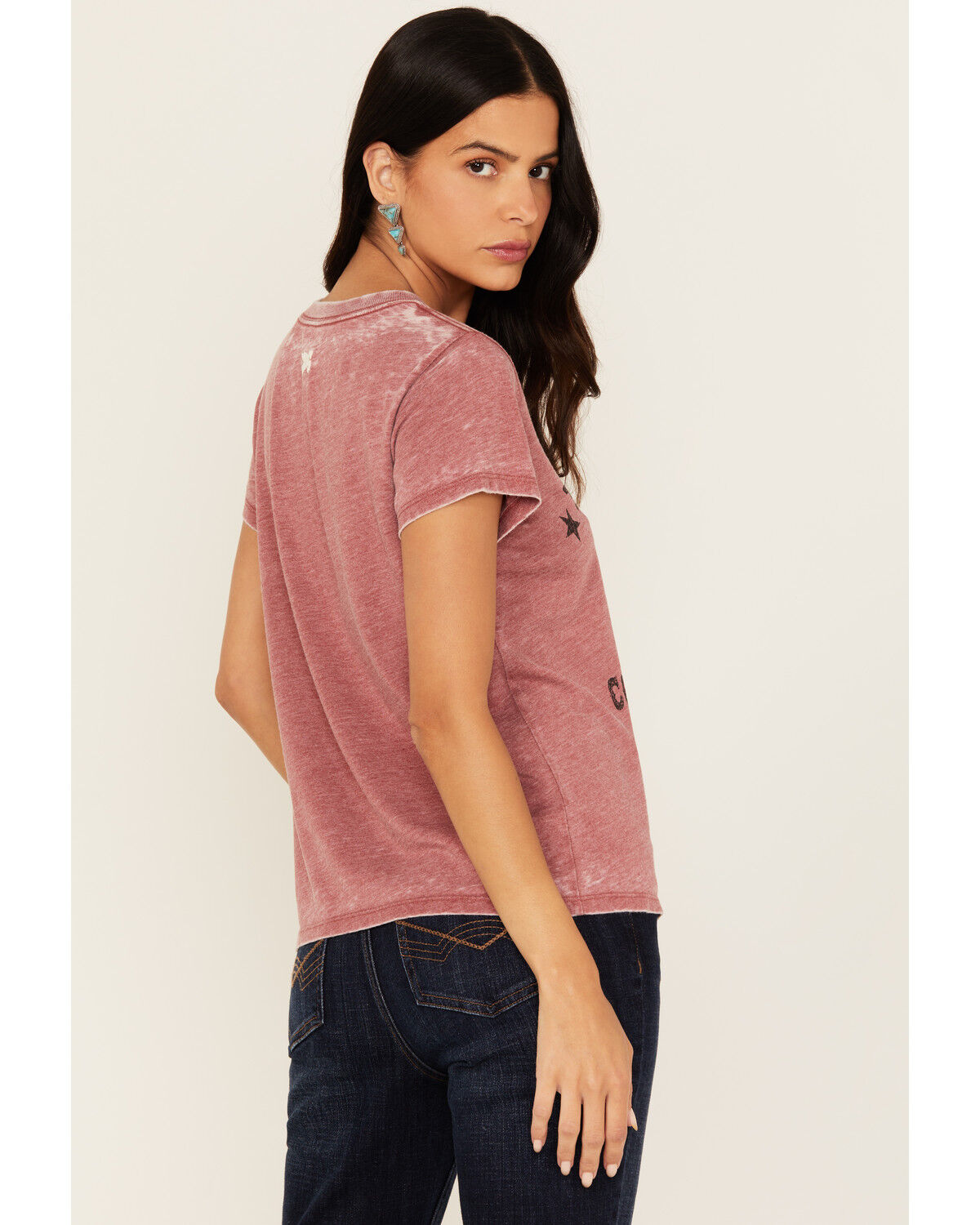 Image #4 - Idyllwind Women's Music City Country Club Short Sleeve Graphic Tee, Wine, hi-res