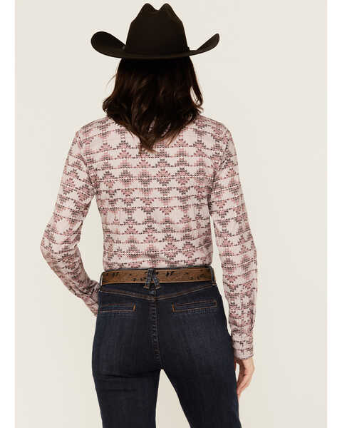 Image #4 - Ariat Women's Kirby Southwestern Print Long Sleeve Button-Down Stretch Western Shirt , Multi, hi-res