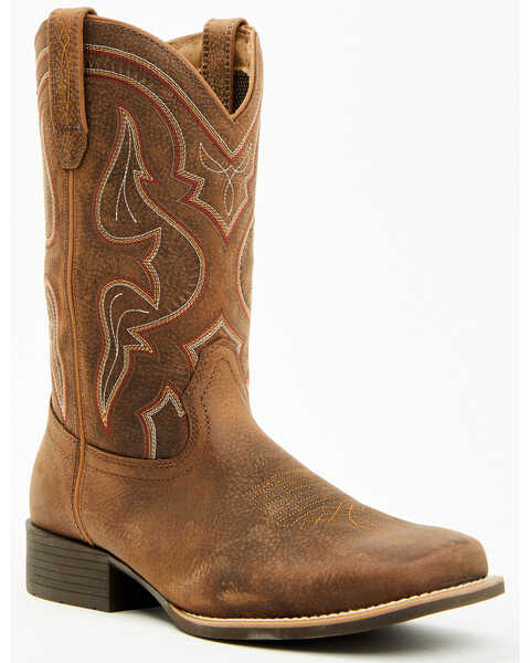 Cody James Men's CUSH CORE™ Maverick Performance Western Boots - Broad Square Toe , Brown, hi-res