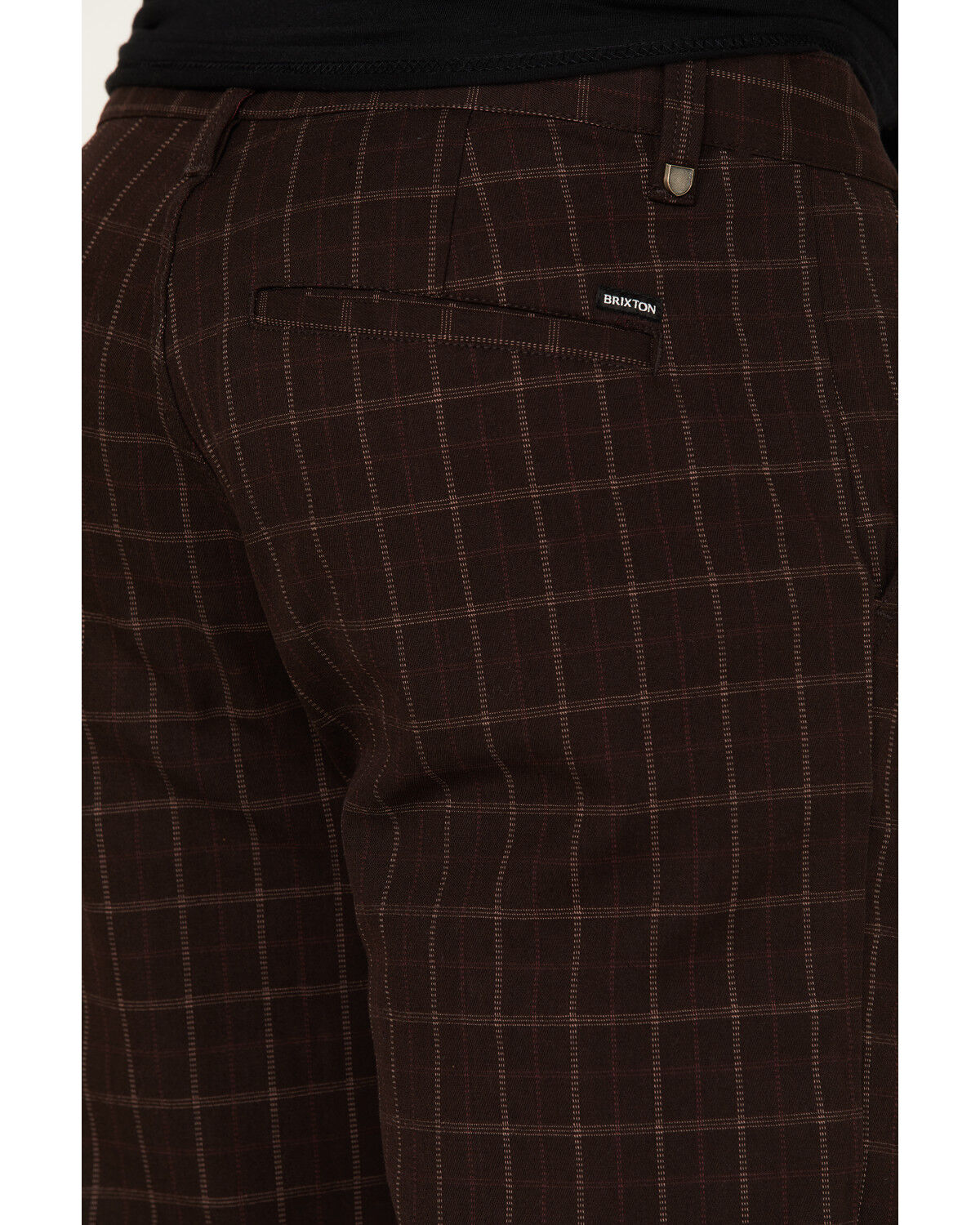 Image #4 - Brixton Men's Choice Stretch Twill Chino Pants, Chocolate, hi-res
