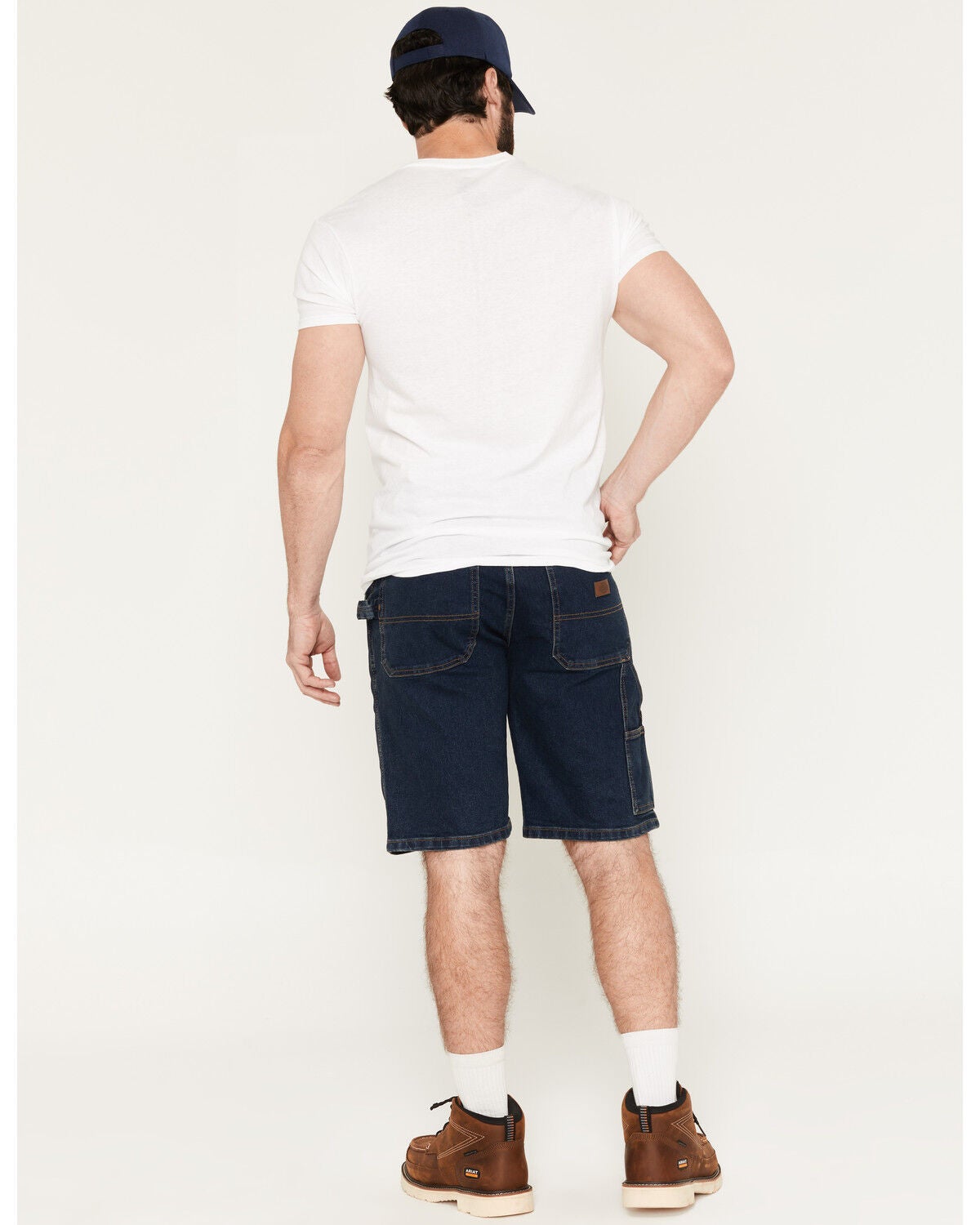 Image #3 - Dickies Men's 11" Utility Stretch Denim Shorts, Dark Wash, hi-res