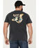 Image #4 - Brixton Men's District Eagle Short Sleeve Graphic T-Shirt, Black, hi-res