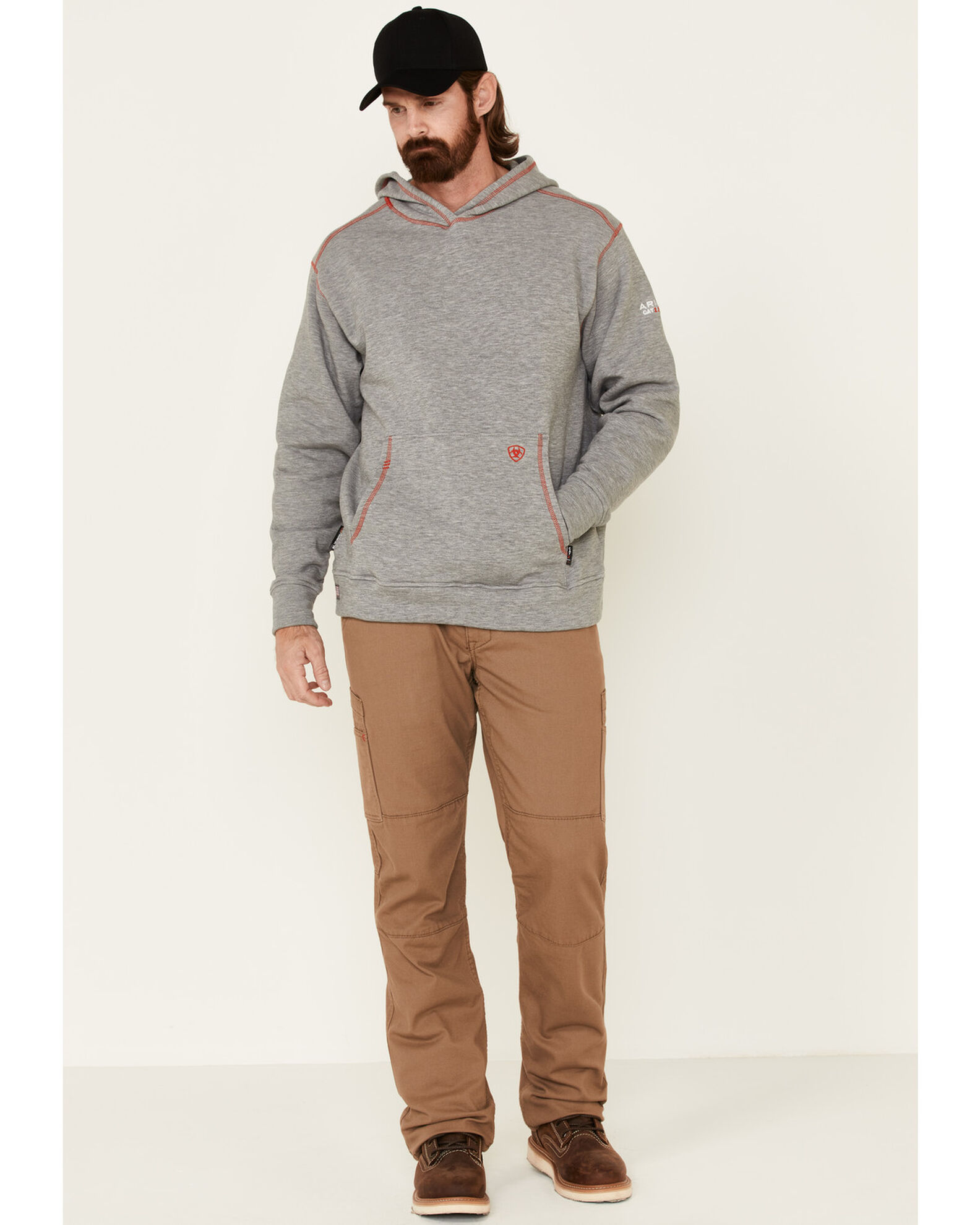 Ariat Men s Flame Resistant Polartec Hooded Work Sweatshirt Country Outfitter