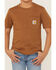 Image #3 - Carhartt Little Boys' Solid Short Sleeve Pocket T-Shirt, Medium Brown, hi-res
